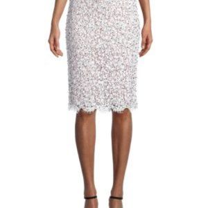 Michael Kors Collection Optic White Embellished L… - image 1